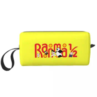 Ranma 1/2 Makeup Bags Ranma Saotome Ryoga Hibiki Men Cosmetic Bag Trend Waterproof Pouch for Purse Storage