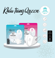 Combo 380 chiếc ( Tặng 20c ) Khẩu Trang 5D người lớn. Khẩu Trang 5D QUEEN MASK Kháng Khuẩn 3 lớp.   