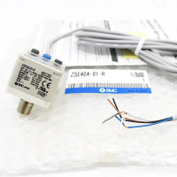 SMC ZSE40A-01-R-X501สวิตช์สูญญากาศแบบนิวเมติกการทำงานของสวิตช์: NPN