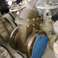 gate valve brooksbank 6\ ansi 150 bronze"