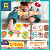 Busy Book Quiet Book Activity Book With Velcro Montessori Early Learning Educational Toys Preschool