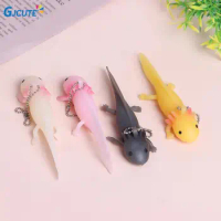 Funny Keychain Antistress Squishy Fish Giant Salamande Stress Toy Funny Squeeze Prank Joke Toys For Girls Bag Key Decor Gifts