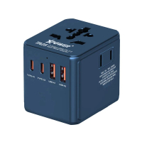 XPOWER TA25 WT-605-1S-BL 25W 7路輸出 2個Type-C介面/2個USB PD/PPS介面 附旅行適配器 藍色 (V018) 