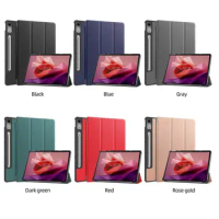 100PCS/Lot For Lenovo Smart Tab P12 12.7" Tablet Folio Book Case Full Protective Skin Shell Stand Guard Protector Cover