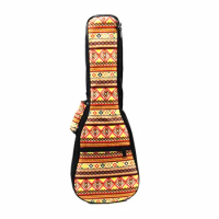 Soprano Concert Tenor Ukulele Bag Backpack Cotton Padded Bag Gig Bag Guitar Case Parts Accessories 23-24 inch