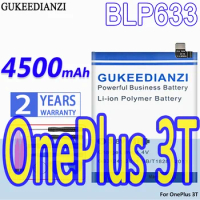 High Capacity GUKEEDIANZI Battery BLP633 4500mAh for OnePlus 3T/5/5T/6T/7/7T Pro Batteria + Track Code