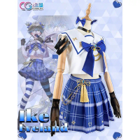ชุดคอสเพลย์ Cgcos Nijisanji Luxiem vtuber อะนิเมะ Ike Eveland สำหรับผู้หญิง