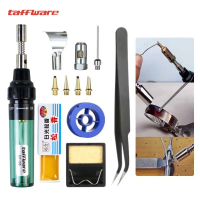 Pena Taffware Solder Gas Butane Portable Iron Pen - MT-100 - Black Viral