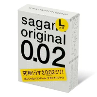 sagami 相模元祖 002 超激薄 L-加大 58mm 保險套 衛生套 3片裝