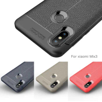 For Xiaomi Mi Mix 3 Case Etui Silicon Cover Case for Xiaomi Mi Mix 3 2 Mix3 Funda Shockproof Carbon Fiber Bumper Coque Accessory