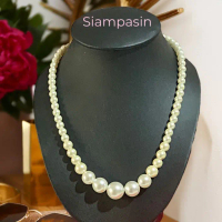 [พร้อมส่ง] Plc    White Pearl Necklace, Pearl Necklace *No Earrings* Thai Style Pearl Necklace Pearl