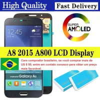 High Quality OLED/Super AMOLED LCD Display For Samsung A8 2015 A800 A8000 A800F LCD Display Touch Screen Digitizer Assembly