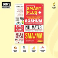 BUKU SMART PLUS+ SOSHUM SMA/MA Kelas 10–11–12 | Inti Materi & Bank Soal Full Pembahasan Lengkap deng
