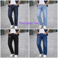 Mans Classic(Zip) Zone Live Hot promo 3halai dan 4Halai Mans Jeans Strightcut pant untuk Keseharian