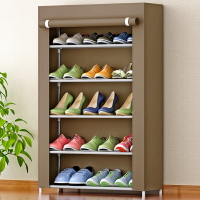 鞋架子宿舍門口經濟型卷簾鞋柜家用防塵收納簡易小鞋架多層省空間