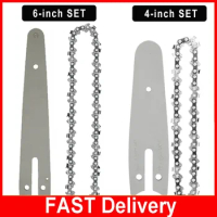 1 PCS 4 Inch 6 Inch Mini Steel Chainsaw Chains Electric Chainsaws Accessory Chains Replacement Mini Electric Chainsaw Chains