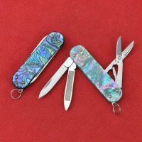 New Multitool Swiss Knives Multifunction Portable Small Army Folding Knife Scissors Military Pocket Knife EDC Shell Handle Tool