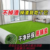 {台灣公司貨 可打統編}仿真草坪陽臺塑料墊子戶外人造草室內幼兒園綠草坪地毯假草皮裝飾