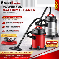 Swiss Thomas Vacuum Cleaner 18L Heavy Duty 3in1 Stainless Steel Vacuum Cleaner Wet And Dry Car Vacu