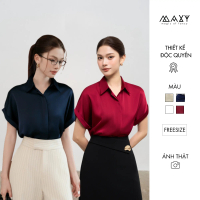 [BÁN CHẠY] Áo sơ mi nữ tay ngắn cánh dơi cotton pha lụa Sleeve Shirt Maxy Workshop