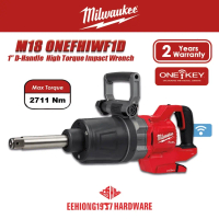 MILWAUKEE M18 ONEFHIWF1D-0C0 M18 ONEFHIWF1D M18 FUEL™ 1″ D-Handle Ext.Anvil High Torque Impact Wrenc