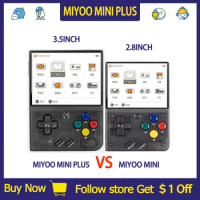 Miyoo Mini+ / Miyoo Mini Plus - Classic Handheld Game Console with 3.5-inch IPS Screen