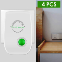 4Pcs Power Saver 90-250V 28000W Safe Electricity Saving Box Portable Household Energy Saver US Plug Professional Power Saving