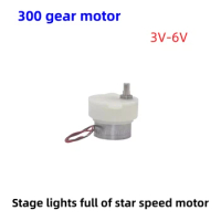 300 deceleration motor 3V-6V robot/rotating crafts/electric advertising light box low speed motor