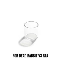 DISKON DEAD RABBIT V3 RTA Replacement Glass | tabung kaca tube tank Datar Clear