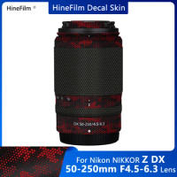 Nikkor 50-250 Lens Decal Skin Wrap Cover for Nikon Z DX 50-250mm f/4.5-6.3 VR Lens Sticker Film Anti-Scratch Protective Film