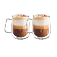 【CorelleBrands 康寧餐具】耐熱雙層玻璃杯500ml兩入組