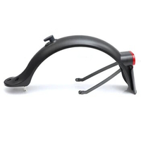 For Xiaomi Scooter 1S and PRO 2 Back Mudguard Wing add Taillight Hook License Plate 8.5inch Fender Support Rear Wheel Fender