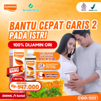 ZYMUNO - Madu Herbal 100% Alami 200ml - Bantu Cepat Pejuang Garis 2 Pada Istri - Tingkatkan Kesubura