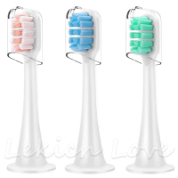 Lekich Love For Xiaomi Mijia Sonic Electric Toothbrush Heads T500 U-Style 3D-Whitening หัวแปรงสีฟันพร้อมฝาครอบป้องกัน