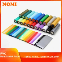PVC Heat Shrink Tube 20/50/100/300pcs 18650/21700/26650 Lipo Battery Wrap Precut Insulated Film Cover Lipo Battery Sleeve Casing