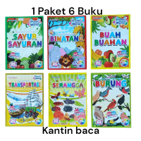 1 Paket Buku Mewarnai Isi 6 Buku Seri 1 Plus Belajar Anak Hebat Untuk Anak