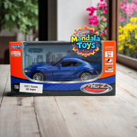 Apolo MSZ 1/38 2021 Toyota GR Supra Biru Diecast Metal/Pintu Terbuka/Pullback Plastik