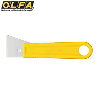 日本OLFA不鏽鋼刮刀SCR-M(中:尺寸155mm*43mm;不銹鋼製可水洗)適刮除殘膠、油漆