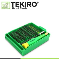TEKIRO Obeng Set Persisi 30 PCS Obeng Eletronik obeng jam tangan obeng kacata obeng ponsel Hp Obeng 