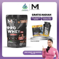 Muscle First M1 Pro Whey Ripped With Stevia 2lbs Coklat|TanpaHadiah
