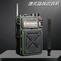現貨免運！收音機 手電筒 德式多功能戰備防災應急手搖發電器戶外太陽能充電寶手電筒收音機 八折下殺 打骨折 可開發票