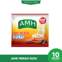 AMH Jahe Merah Susu 1 Rcg ( 10 Sachet )