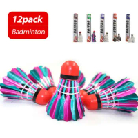 Shuttlecocks Badminton Goose Feather Badminton Outdoor Sport Training Game Flying Stability Durable Ball