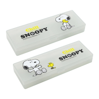 【收納王妃】SNOOPY 史努比 好心情 PP多功能筆盒 鉛筆盒 塑膠盒 PP盒(攜帶文具 便利美觀)