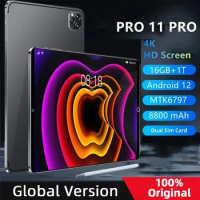2024 Global Version Original 8 Inch Tablets Android 12 16GB RAM 1T ROM Dual 5G LTE Call Bluetooth Wifi GPS WPS Tablet PC