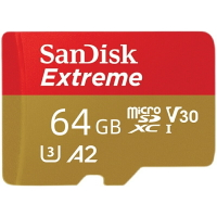 SanDisk SD Extreme microsd 64g手機內存卡 tf卡 高速移動存儲卡行車記錄儀卡sd卡閃存卡