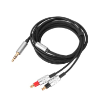 For Audio Technica ATH-SR9 L5000 ES750 ESW950 WP900 ES75 A2DC Earphone Replaceable 3.5mm High Purity Single Crystal Copper Cable