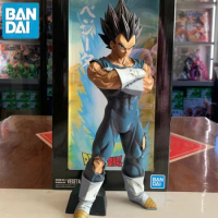 Original Dragon Ball Bandai Banpresto Grandista Vegeta Action Figure Manga Dimensions Super Saiyan Pvc Toy Doll Collection Gift