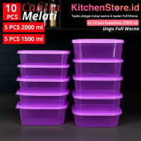 [ CALISTA ] TOPLES PLASTIK CALISTA MELATI SET ISI 10PCS FOOD CONTAINER PREP KULKAS SET TEMPAT PENYIM