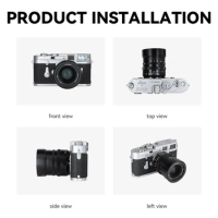 7artisans M 35mm F1.4 MF Full Frame Prime Lens for Humanities Photography with Leica M Mount M2 M3 M5 M6 M7 M8 M9 SL TL TL2 CL